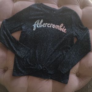 Abercrombie girls long sleeve shirt tee 7/8